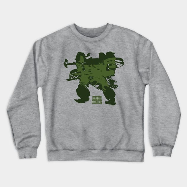 Avatar Mashup Crewneck Sweatshirt by Illustratorator